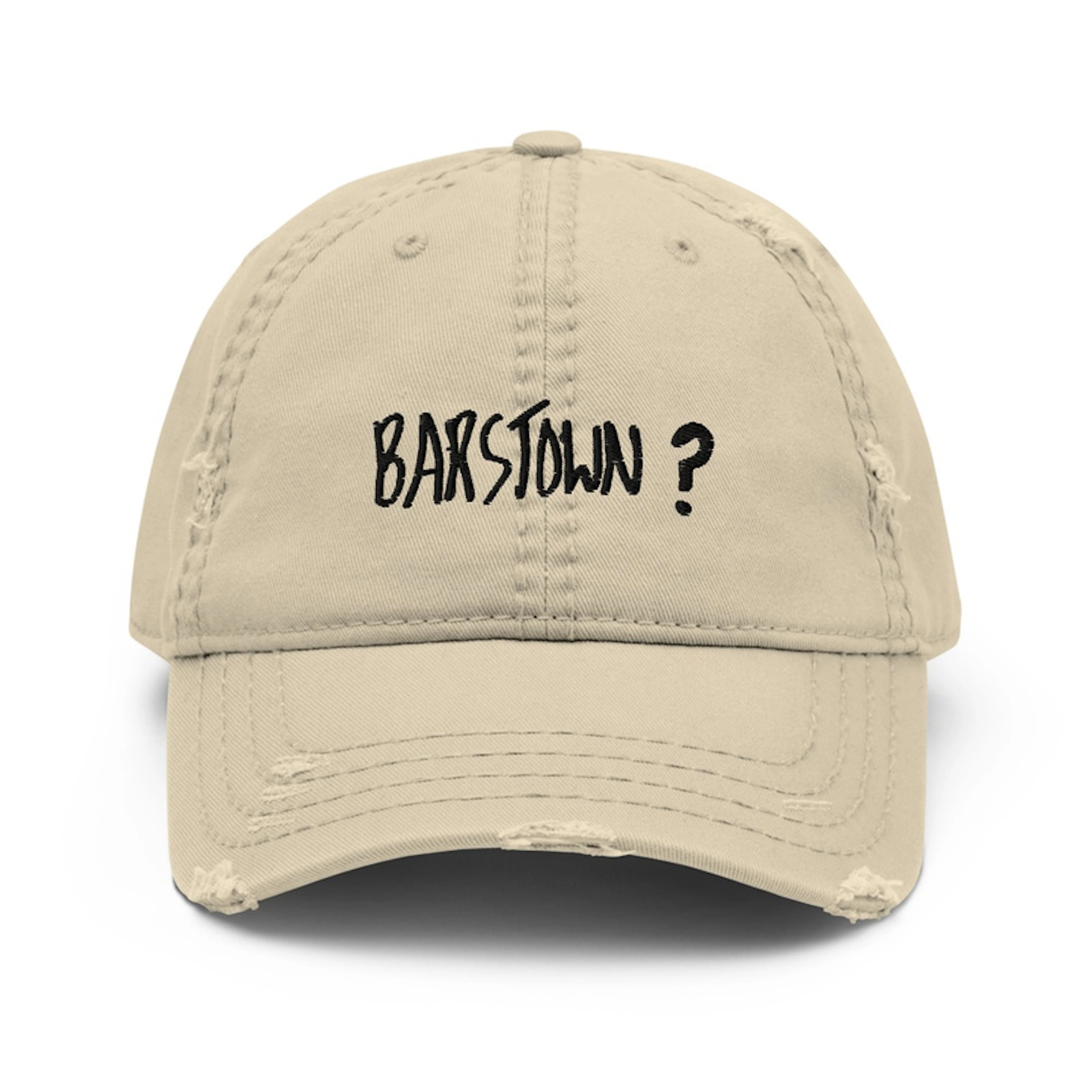 "BARSTOWN?" Black Logo